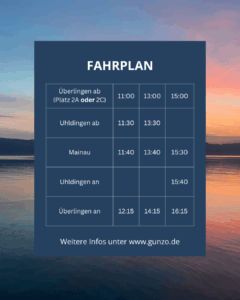 Nachsaison Fahrplan